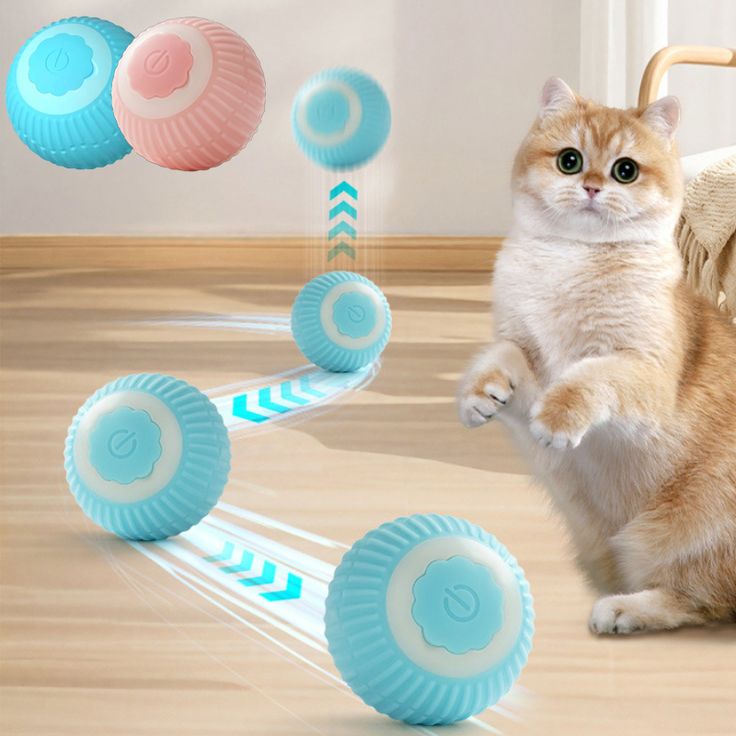 Smart Interactive Ball for Cats and Dogs
